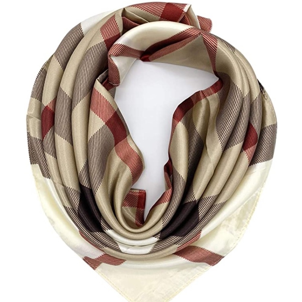 Designer Inspired Satin Scarf